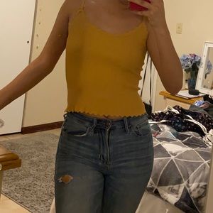 Yellow tank top
